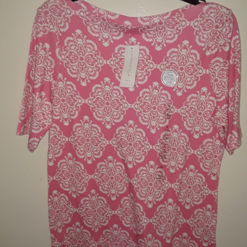 Charter club white pink women's